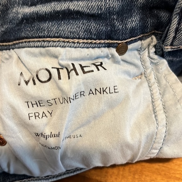 Mother jeans The Stunner Ankle Fray size 24 - Picture 7 of 11